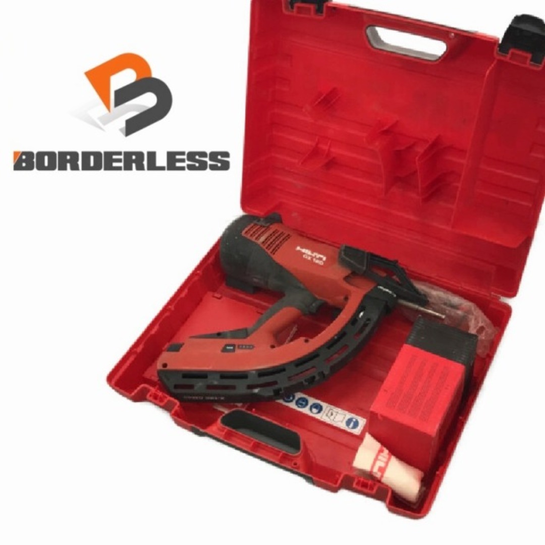 ☆中古品☆HILTI ヒルティ ガス式鋲打ち機 GX120 ピン1000本(X-GN20MX