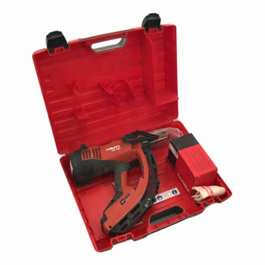 美品 HILTI ヒルティ ガス銃 GX3 ガス2本付 ケース付 動作良好 - 工具 美品 HILTI ヒルティ ガス銃 GX3 ガス2本付 ケース付 動作良好 - 工具