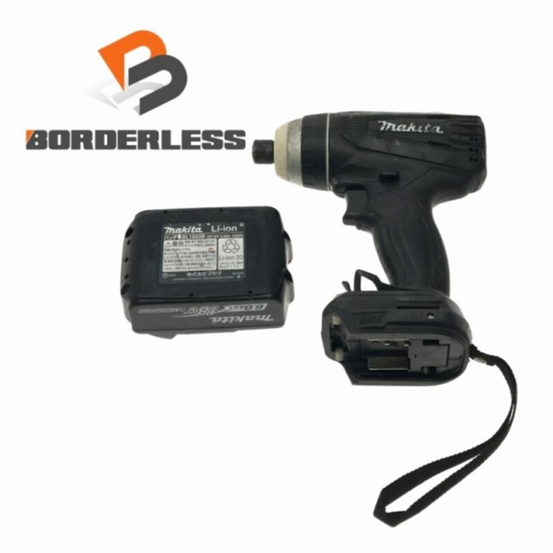 バイク☆品☆makita マキタ 18V 充電式4モードインパクトドライバ TP141D 本体＋6.0Ahバッテリー1個(BL1860B)付 73032