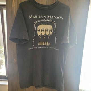 Marilyn Manson　マリリンマンソン　USA製(Tシャツ/カットソー(半袖/袖なし))