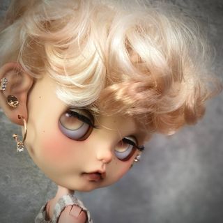 別倉庫からの配送】 【necoma necoma doll】金髪のダーク肌くん