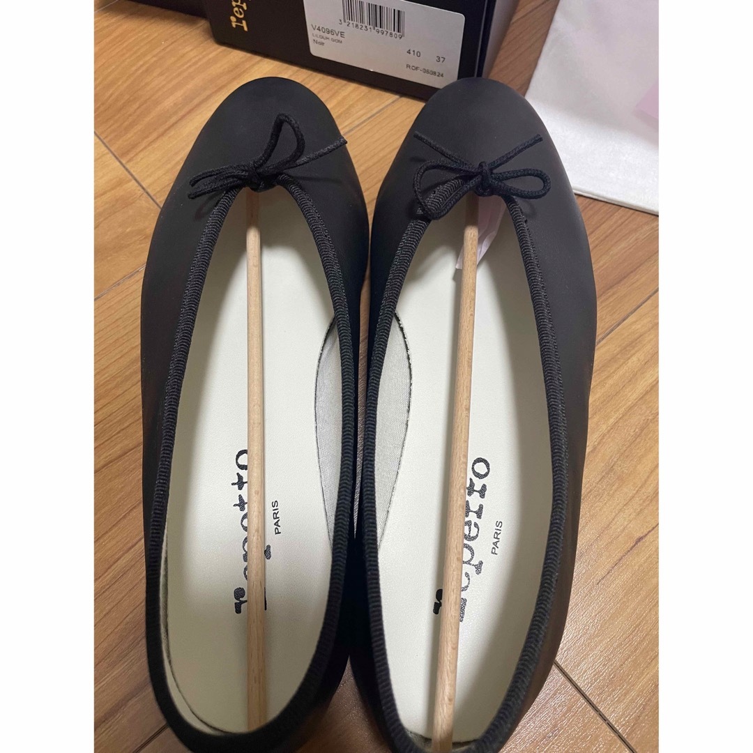 repetto バレエシューズ V4096VE 黒 37.0