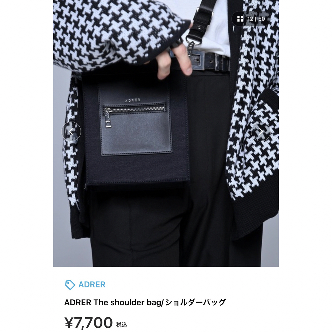 ADRER The shoulder bag/ショルダーバッグ 男性用