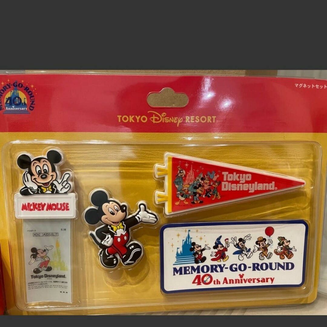 ディズニーランド40周年 メモリーゴーラウンド マグネット 復刻版 レトロ | フリマアプリ ラクマ