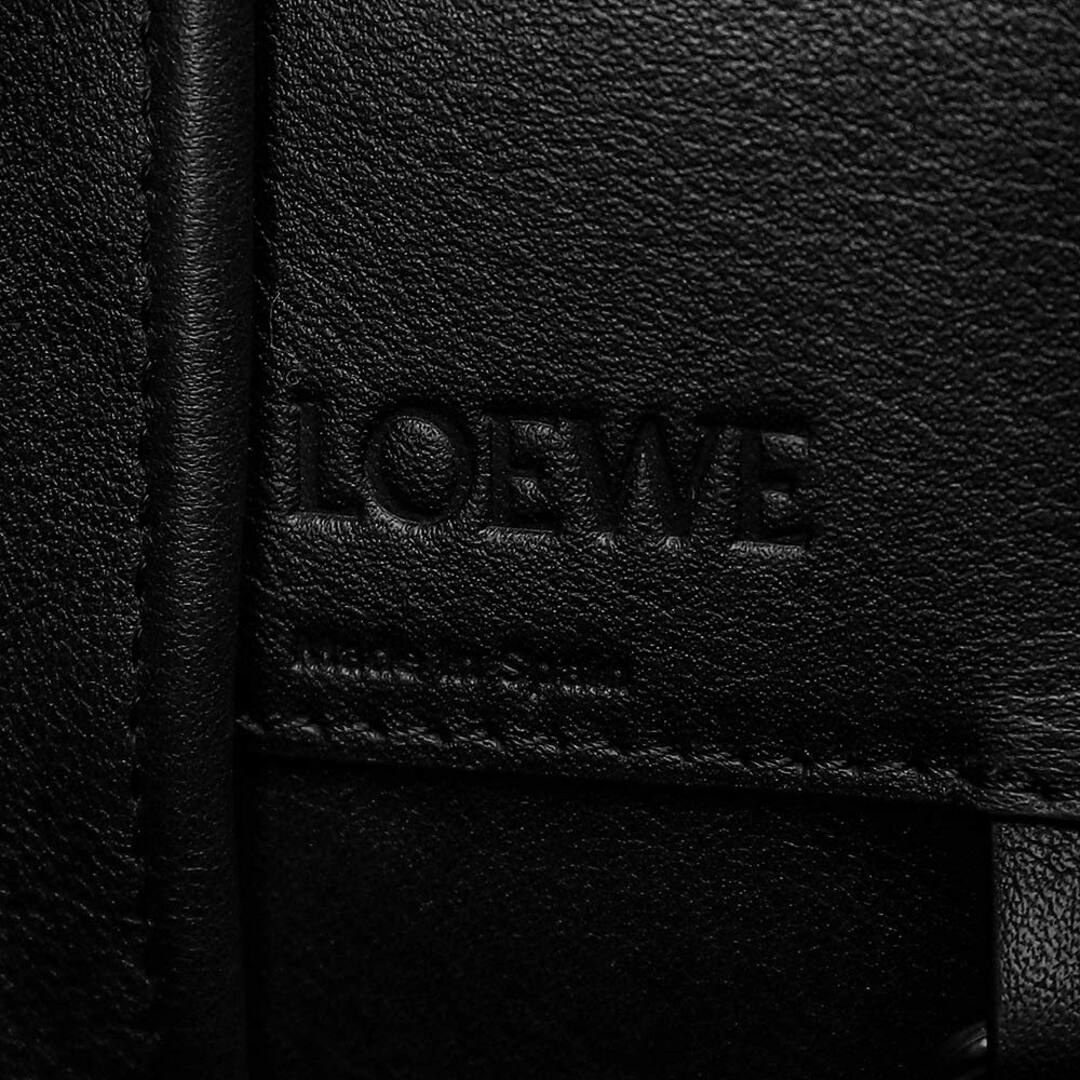 LOEWE(ロエベ)のロエベ ハンモックバッグ スモール 2way ショルダー ハンドバッグ 斜め掛け クラシックカーフ レザー スエード ヴィンテージ カーキ ブラック 緑 黒 A538S35X17 LOEWE（未使用　展示品） レディースのバッグ(ハンドバッグ)の商品写真