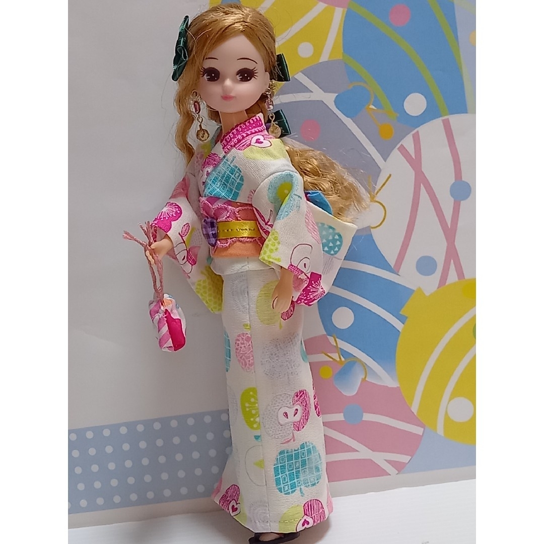 リカちゃん ハンドメイド はんなり浴衣 りんご | tradexautomotive.com