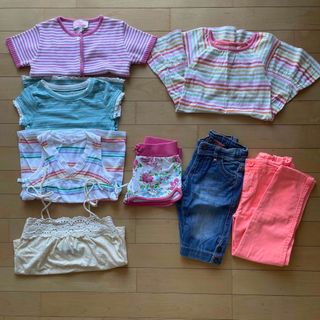 ザラキッズ(ZARA KIDS)の女の子　夏服　100 110  ４歳　5歳　tシャツ　ワンピース　まとめ売り(Tシャツ/カットソー)