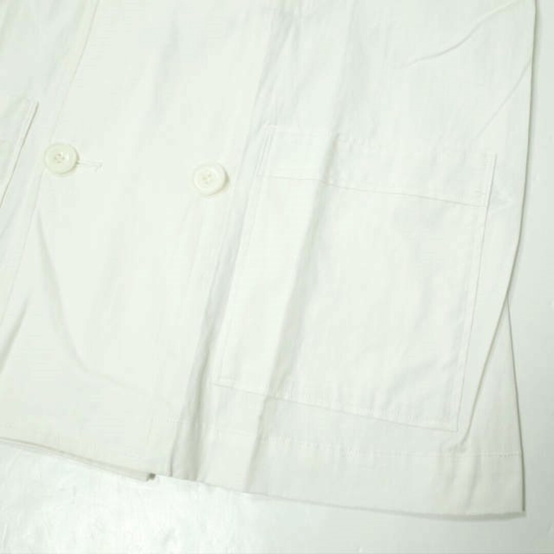 CLASS クラス 日本製 Gefeller ダブルシャツジャケット CBES23UNI B 2 WHITE ショールカラー アウター【新古品】【CLASS】 4
