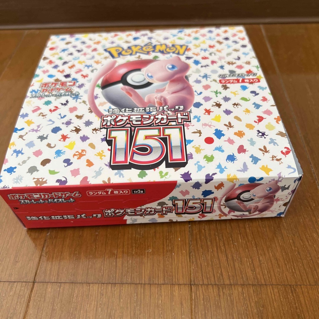 再入荷品 【新品未開封】ポケモンカード151 ボックス 1BOX シュリンク