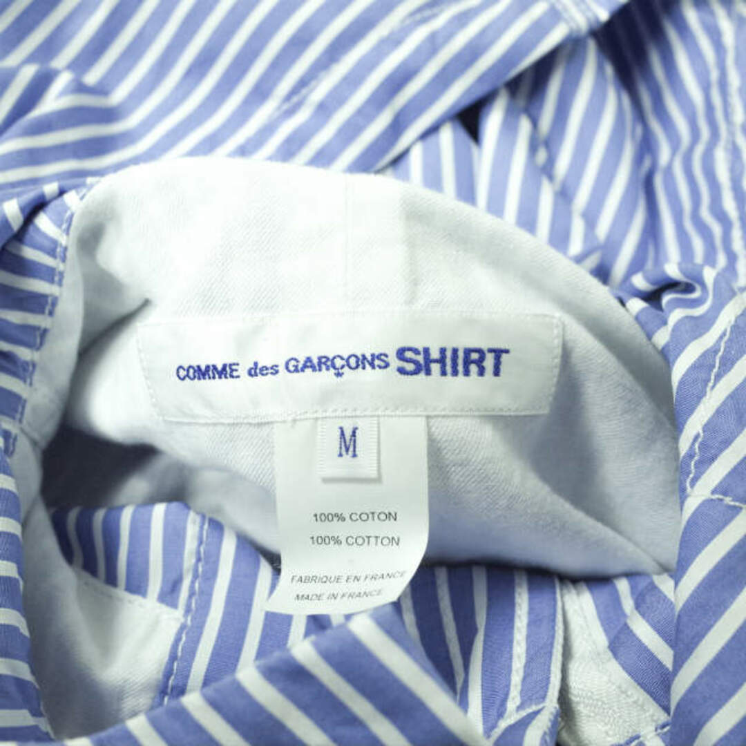 シルバーピーチ COMME des GARCONS SHIRT 19ss pvcデザインシャツ