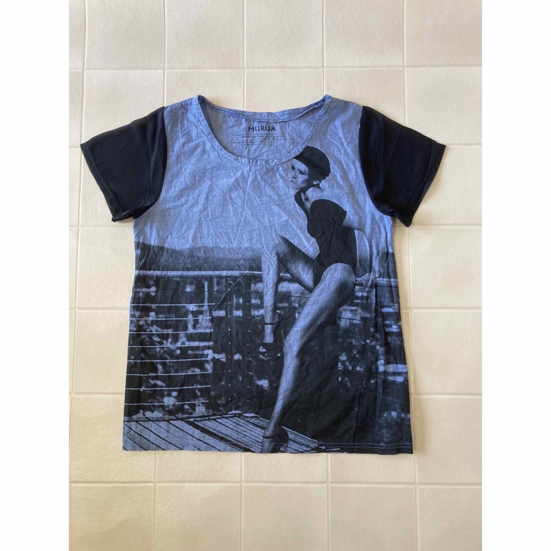 MURUA(ムルーア)のMURUA  レディース Tシャツ レディースのトップス(Tシャツ(半袖/袖なし))の商品写真