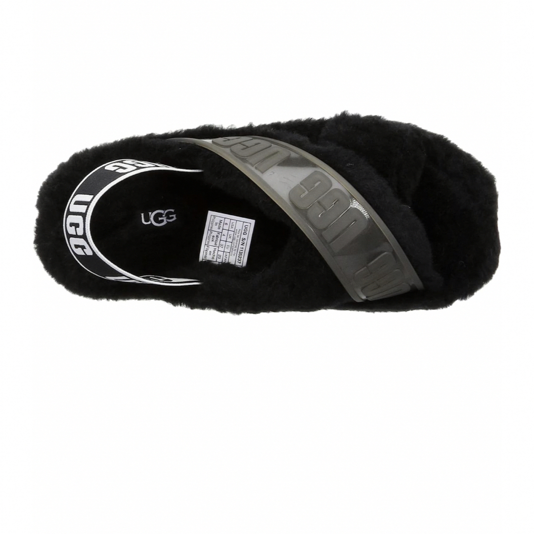 UGG サンダル Fuzzita Clear 24センチ ファー ムートン