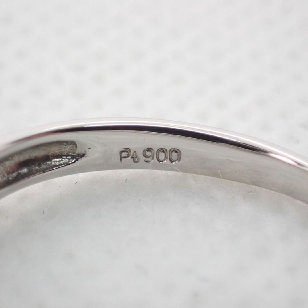 Pt900 ダイヤモンド/ブルー リング 13号[g76-48］ レディースのアクセサリー(リング(指輪))の商品写真