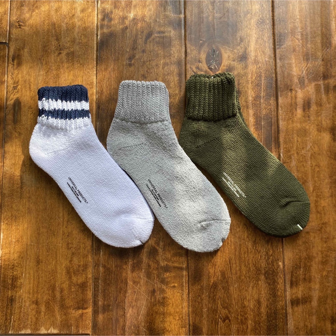 【新品】UNIVERSAL PRODUCTS SOCKS【3足】ソックス 靴下 | フリマアプリ ラクマ