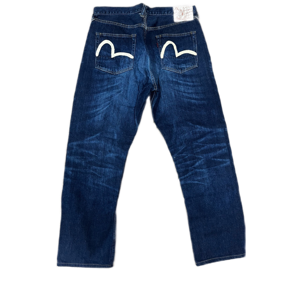 幻想的 エヴィス エビス ウエアハウス LOT9100 デニムパンツ 濃い