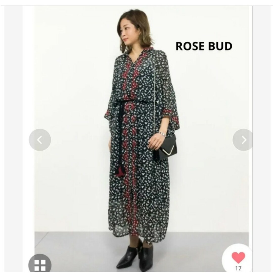 ROSE BUD COUPLES(ローズバッドカップルズ)のROSE BUD　ロングワンピース レディースのワンピース(ロングワンピース/マキシワンピース)の商品写真