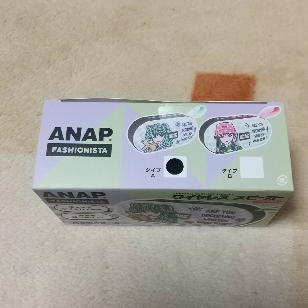 ANAP(アナップ)の新品 アナップ ワイヤレススピーカー スマホ/家電/カメラのスマートフォン/携帯電話(その他)の商品写真