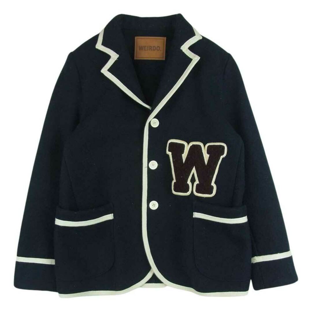 WEIRDO ウィアード WRD-13-AW-11 3B WOOL JACKET 3ボタン ウール ...