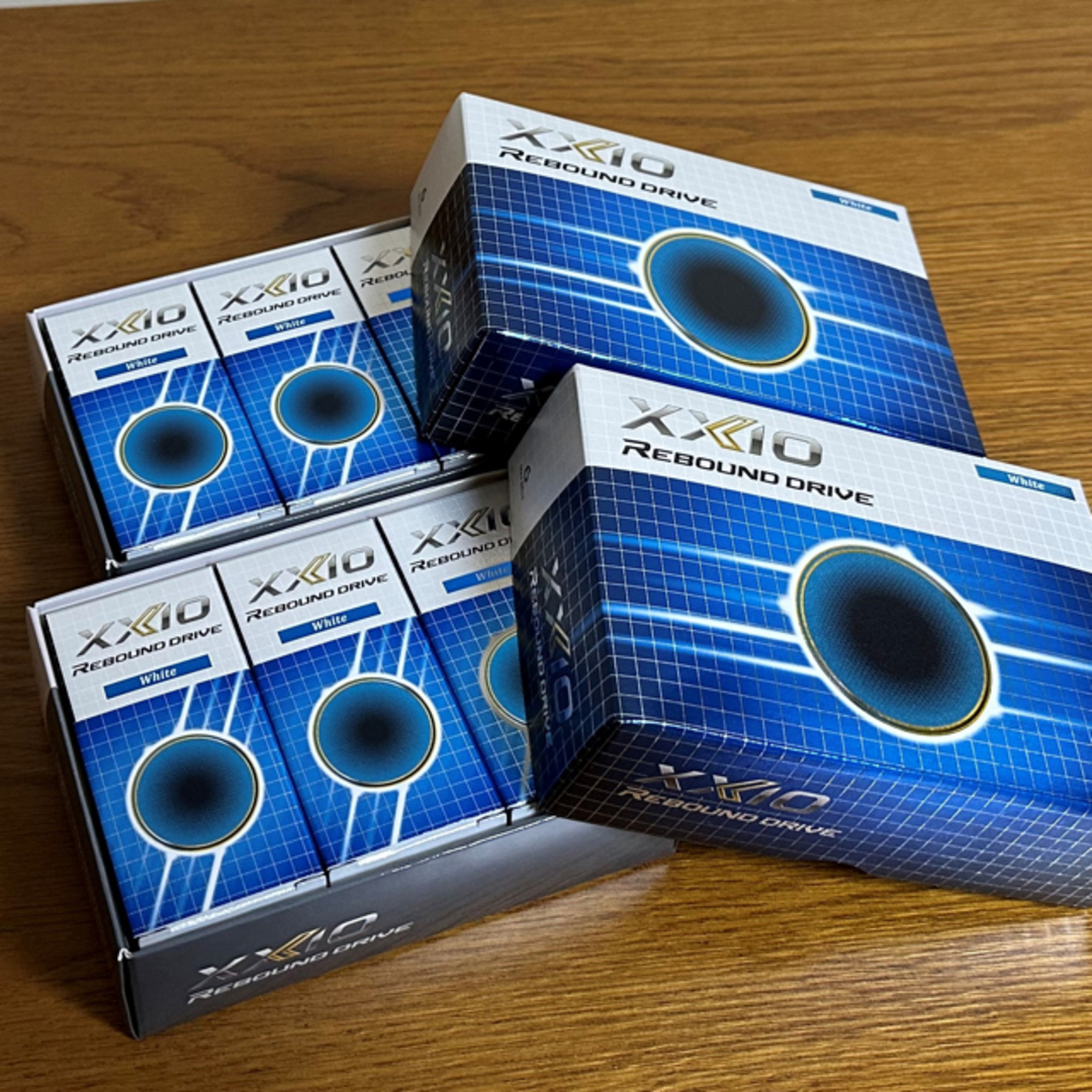 XXIO(ゼクシオ)のXXIO REBOUND DRIVE ６個入り×20＝ 120個セット! チケットのスポーツ(ゴルフ)の商品写真