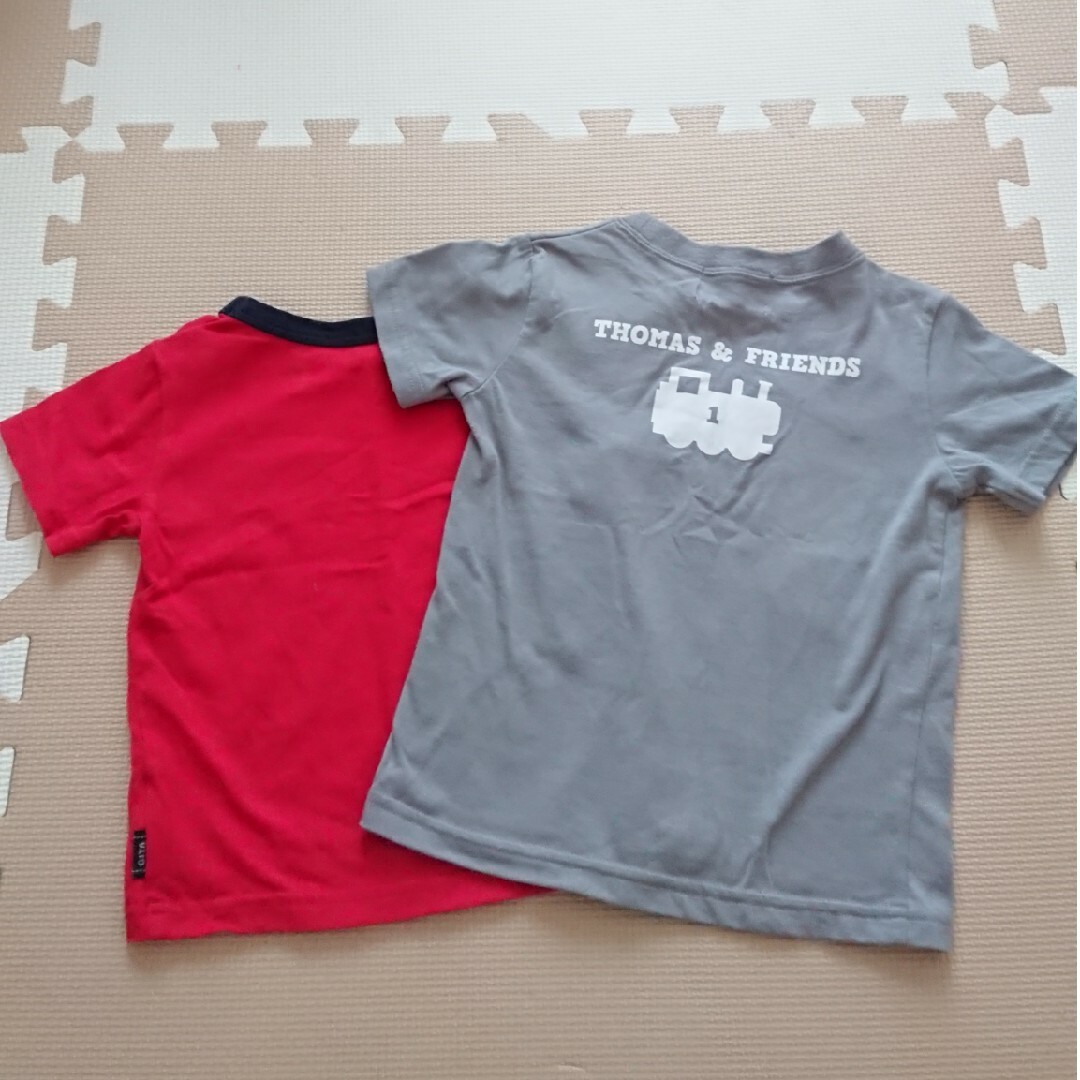 ベルメゾン(ベルメゾン)の100 半袖Tシャツ 2枚セット キッズ/ベビー/マタニティのキッズ服男の子用(90cm~)(Tシャツ/カットソー)の商品写真