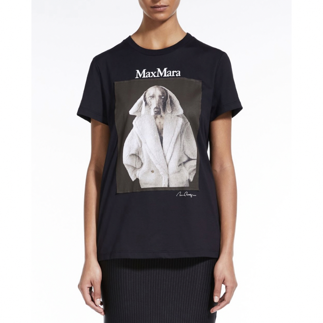 MaxMaraマックスマーラ新作23-24AW☆大人気DOG Tシャツ Tシャツ