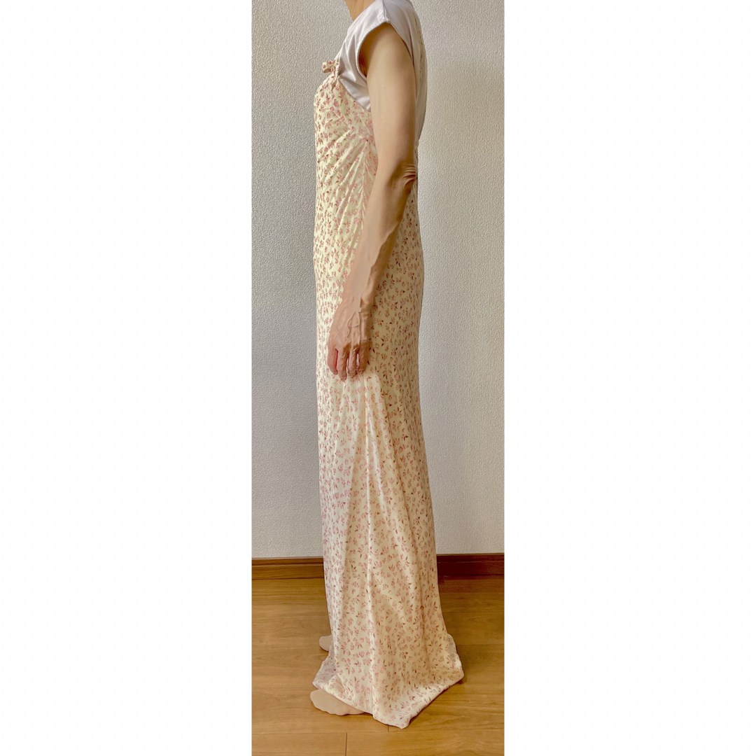 アルベルタフェレッティ サマードレス ベージュ花柄 美品