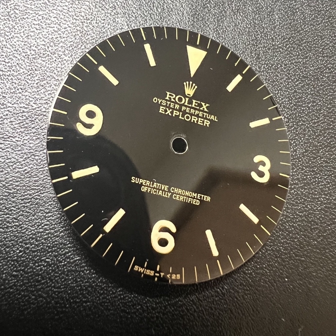 腕時計(アナログ)アンティーク　エクスプローラー1  ミラー文字盤　1016用