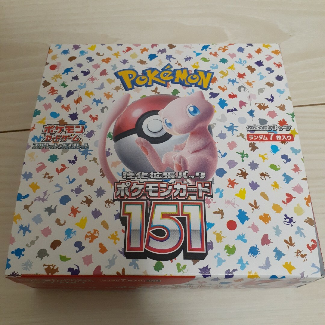 ポケモンカード 151 シュリンク無し ペリペリあり 1BOX 未開封