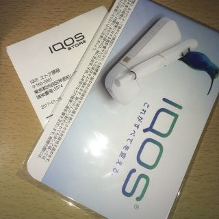 1/28購入 保証付き iqos ネイビー(タバコグッズ)