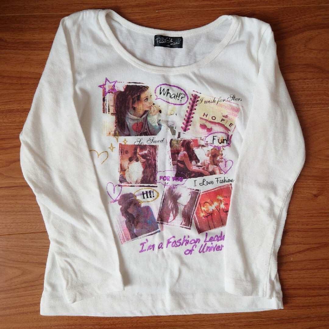 長袖Tシャツ キッズ/ベビー/マタニティのキッズ服女の子用(90cm~)(Tシャツ/カットソー)の商品写真