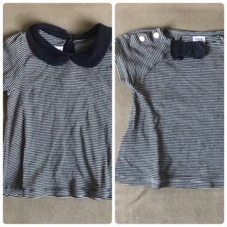 プチバトー(PETIT BATEAU)のプチバトー  カットソー　２枚セット　80(シャツ/カットソー)