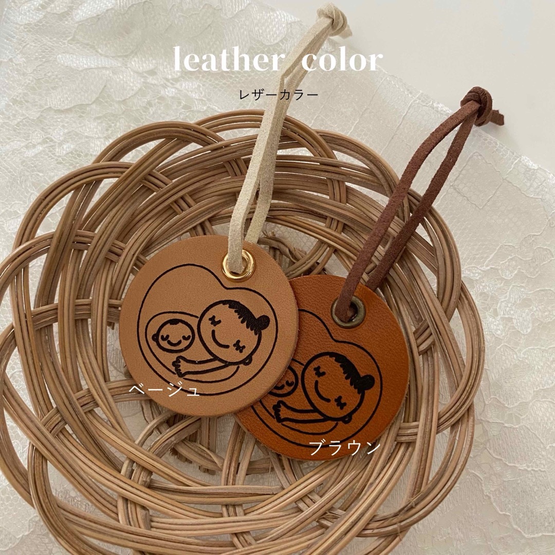 マタニティマーク レザー 本革の通販 by patter patter handmade shop|ラクマ マタニティマーク 本革