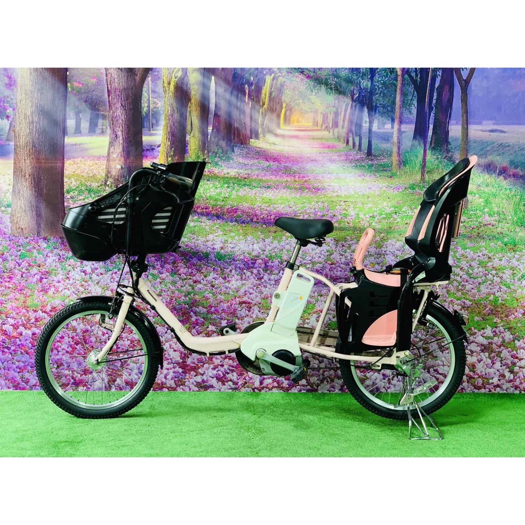 Panasonic - ☆5194子供乗せ電動アシスト自転車パナソニック3人乗り