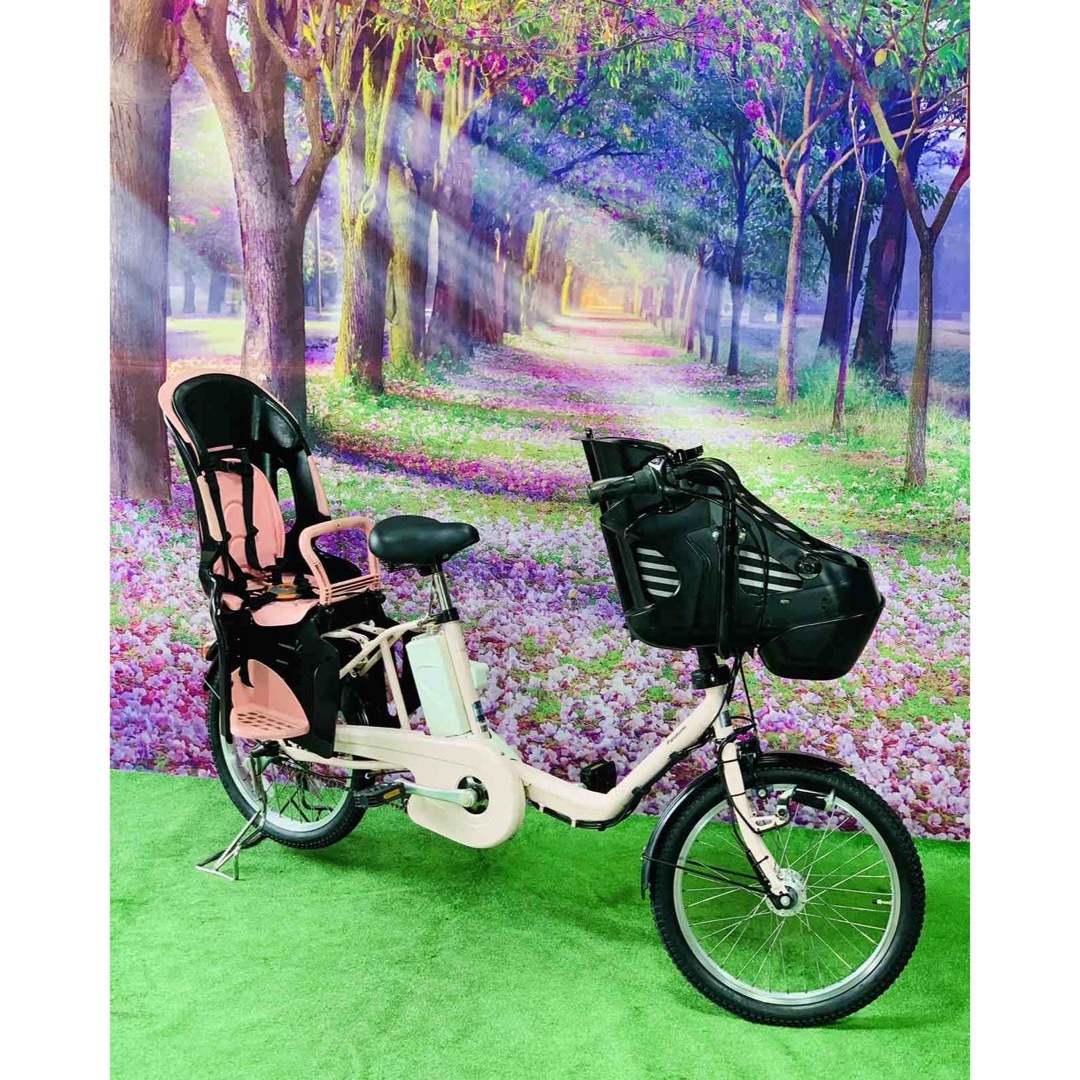 Panasonic - ☆5194子供乗せ電動アシスト自転車パナソニック3人乗り