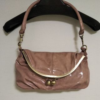 サック(SAC)のSAC  クラッチ ショルダー ハンド   3WAY  バッグ  ピンクベージュ(ハンドバッグ)