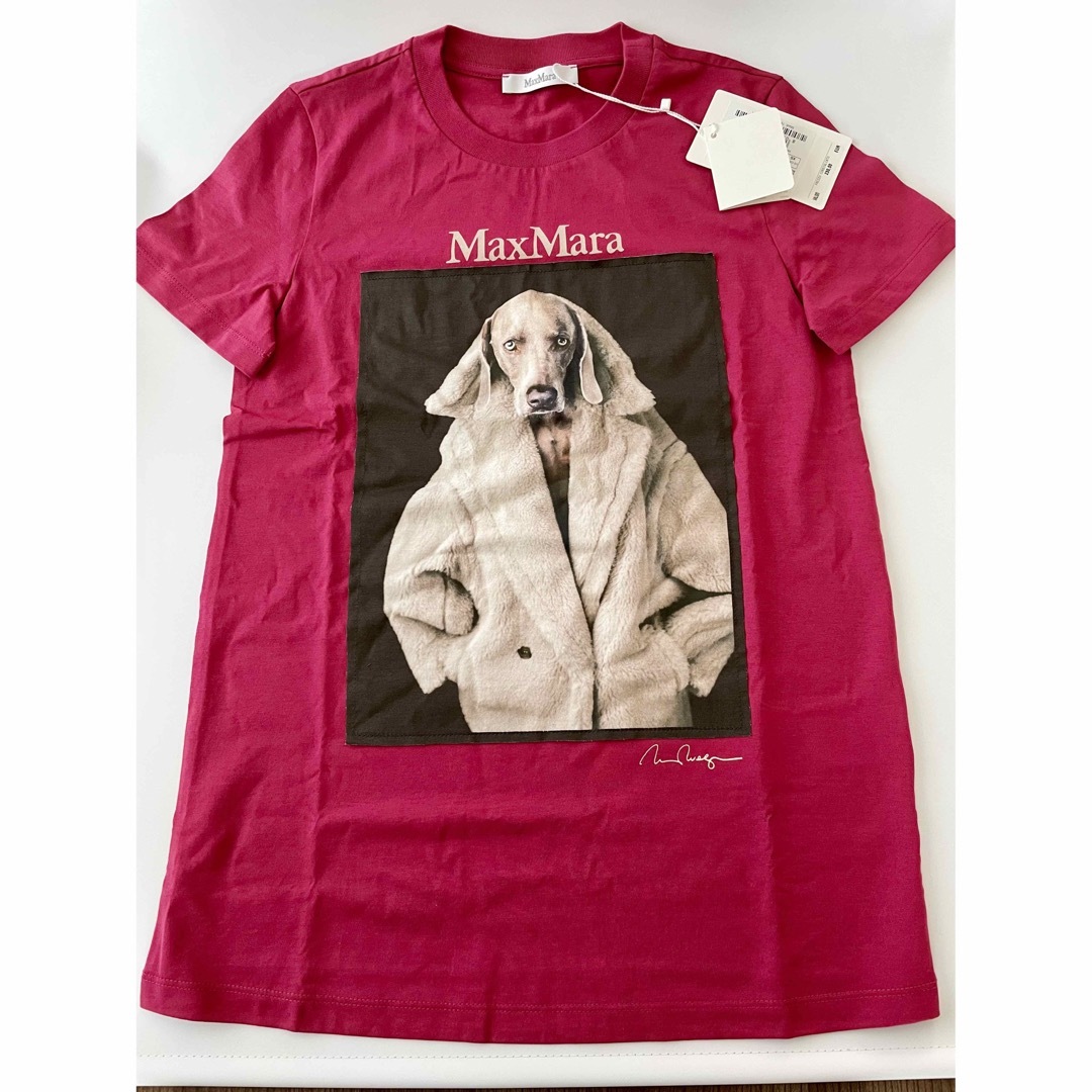 Max Mara(マックスマーラ)のMaxMaraマックスマーラ新作23-24AW☆大人気DOG Tシャツ レディースのトップス(Tシャツ(半袖/袖なし))の商品写真