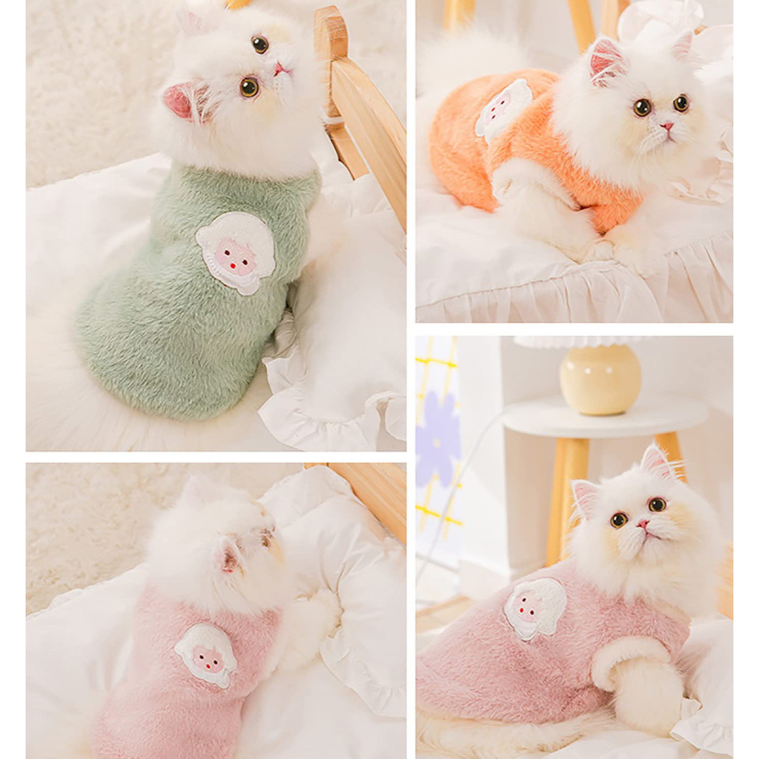 ❣️フワフワ可愛い❣️ 猫の服 犬用コスチューム 犬服 春秋冬暖かさ二本足 その他のペット用品(猫)の商品写真