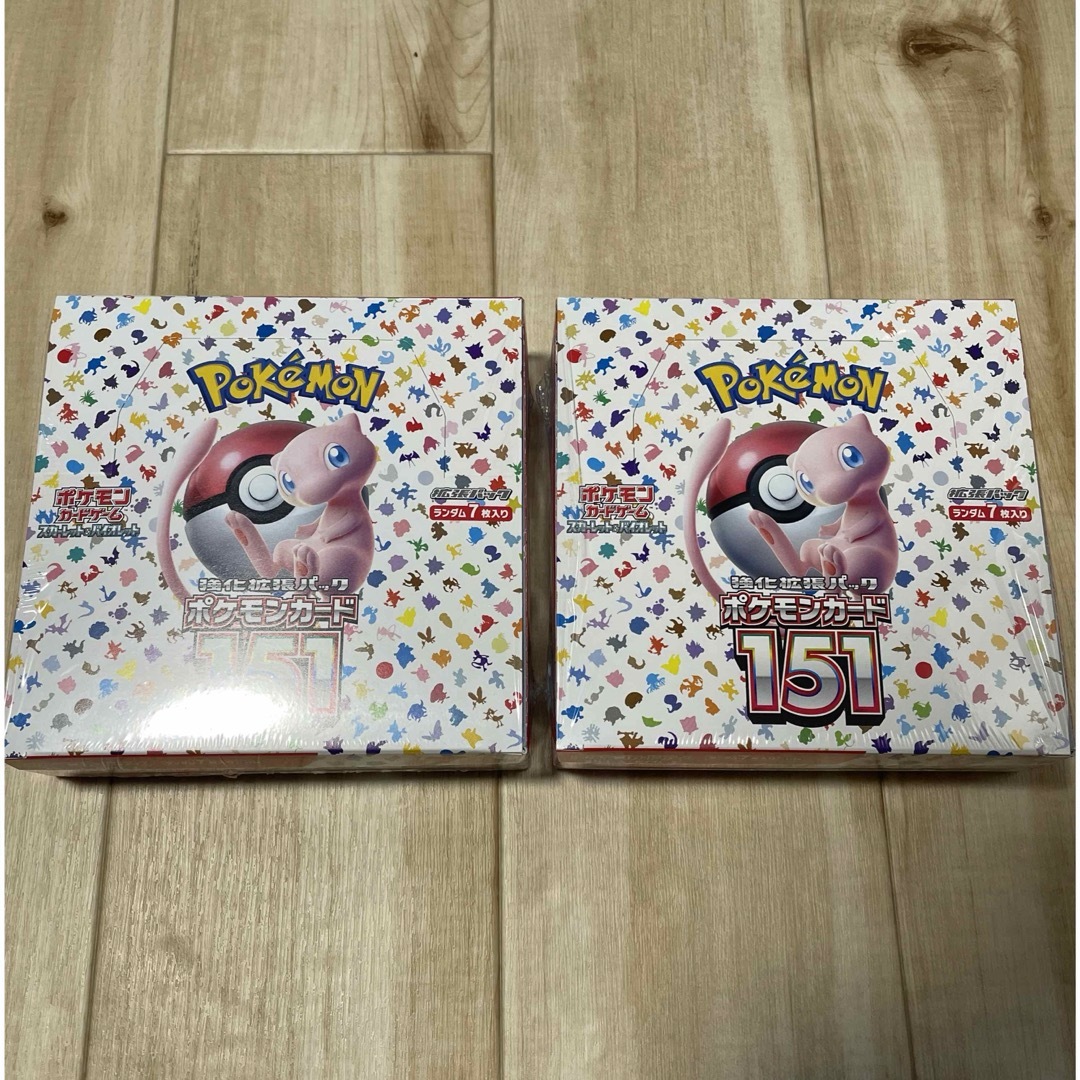 ポケモンカード151 2BOX シュリンク付き