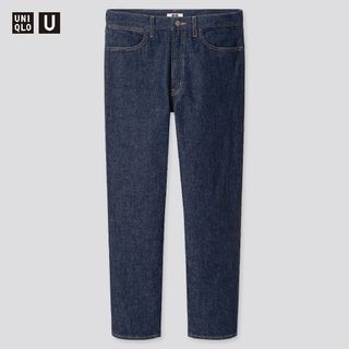 ユニクロ(UNIQLO)のUNIQLO U/ユニクロ スリムフィットストレートジーンズ 69ネイビー(デニム/ジーンズ)