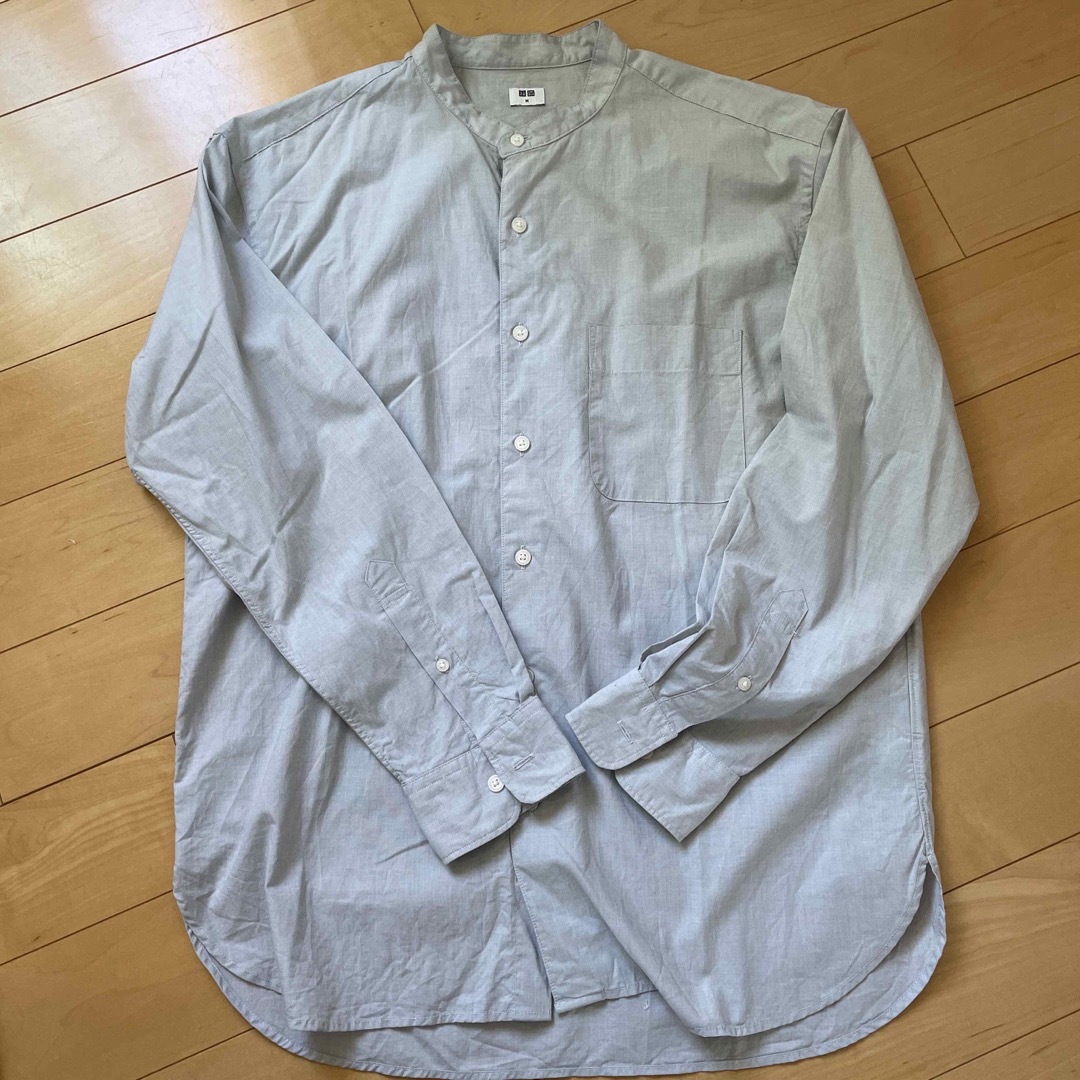 UNIQLO(ユニクロ)のバンドカラーシャツ レディースのトップス(シャツ/ブラウス(長袖/七分))の商品写真