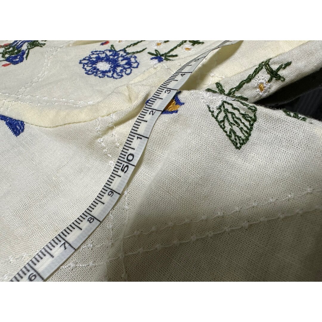 美品 マーブルシュッド marble sud 花 鳥 刺繍 シャツ ブラウス 美品 マーブルシュッド marble sud 花 鳥 刺繍 シャツ ブラウス
