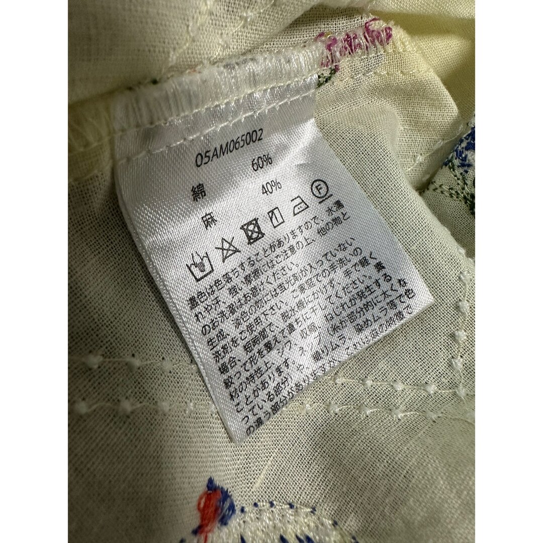 美品 マーブルシュッド marble sud 花 鳥 刺繍 シャツ ブラウス 美品 マーブルシュッド marble sud 花 鳥 刺繍 シャツ ブラウス