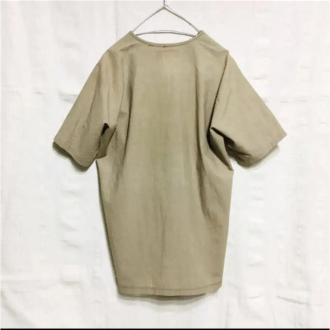 Y's(ワイズ)のY's  ノーカラー切り替えシャツ メンズのトップス(Tシャツ/カットソー(半袖/袖なし))の商品写真