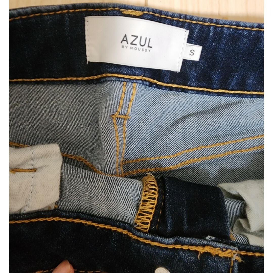 AZUL by moussy(アズールバイマウジー)の未使用に近い■AZUL BY MOUSSY■ストレッチスキニーデニム　S レディースのパンツ(デニム/ジーンズ)の商品写真