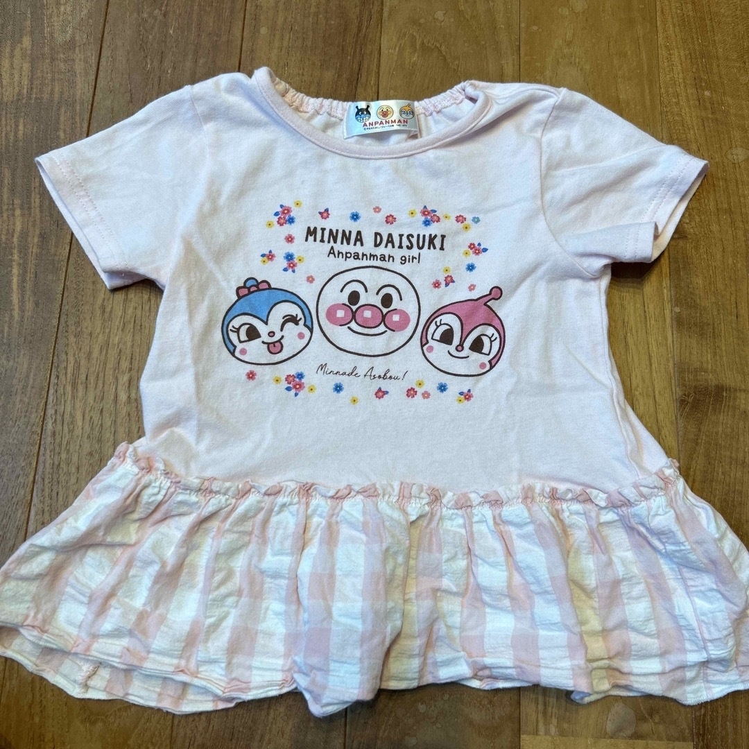 アンパンマン(アンパンマン)のアンパンマントップス キッズ/ベビー/マタニティのキッズ服女の子用(90cm~)(ワンピース)の商品写真