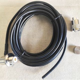 基台用 同軸ケーブル 長さ調整可能 RG58 5m MJ/MP 防水キャップ 