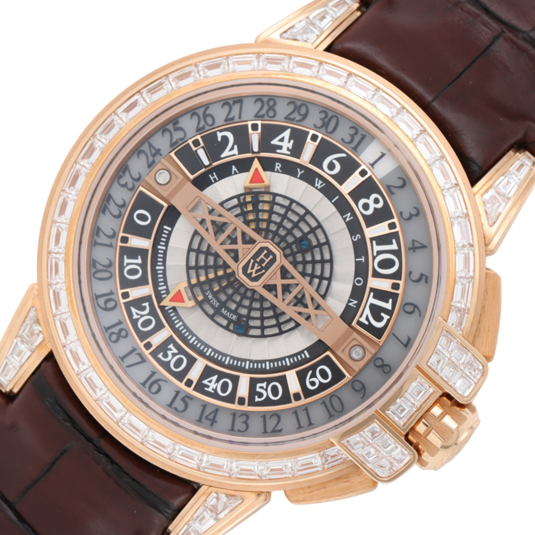 HARRY WINSTON(ハリーウィンストン)の　ハリーウィンストン HARRY WINSTON オーシャン・レトログラード バゲットダイヤversion OCEAHR42RR002 K18PG 自動巻き メンズ 腕時計 メンズの時計(その他)の商品写真