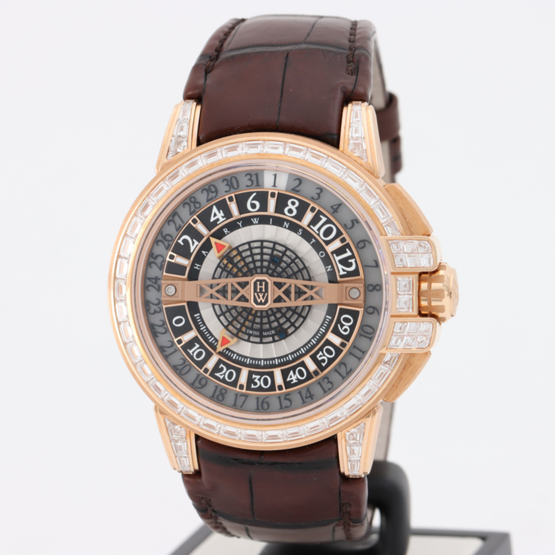 HARRY WINSTON(ハリーウィンストン)の　ハリーウィンストン HARRY WINSTON オーシャン・レトログラード バゲットダイヤversion OCEAHR42RR002 K18PG 自動巻き メンズ 腕時計 メンズの時計(その他)の商品写真