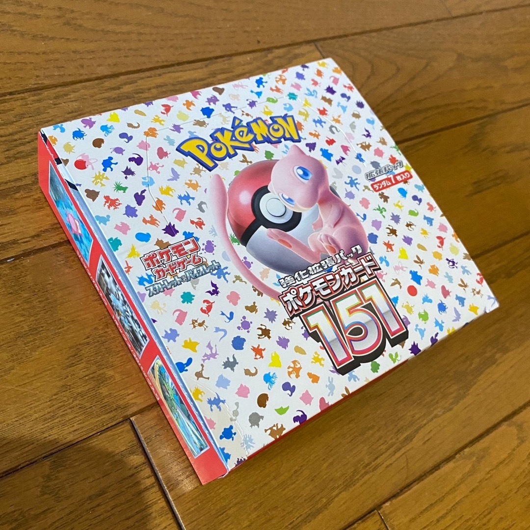 ポケモンカード強化拡張パック　151 box シュリンクなし　ペリペリありトレーディングカード