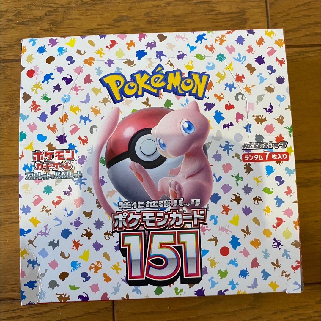 ポケモンカード強化拡張パック　151 box シュリンクなし　ペリペリありトレーディングカード